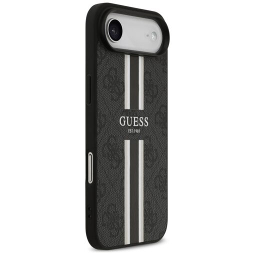 Guess 4G Printed Stripes MagSafe case for iPhone 17 Air black - Image 4