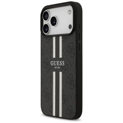 Guess 4G Printed Stripes MagSafe case for iPhone 17 Pro Max black - Image 2