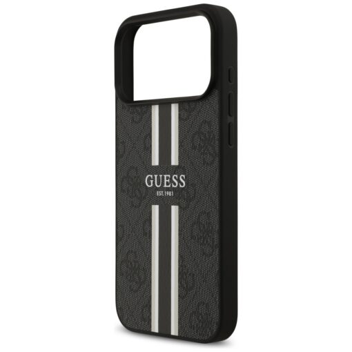 Guess 4G Printed Stripes MagSafe case for iPhone 17 Pro Max black - Image 6