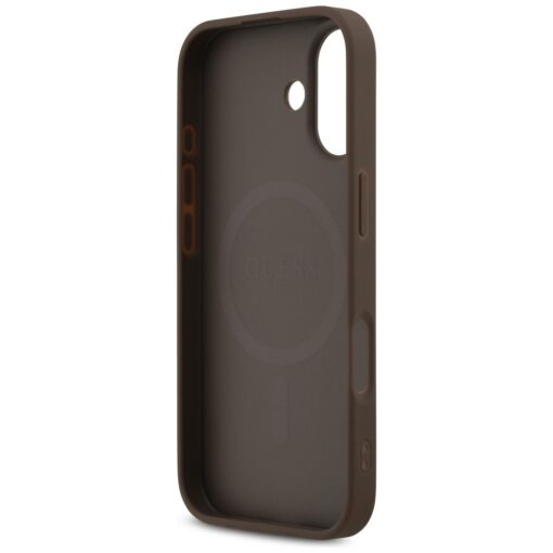 Guess 4G Printed Stripes MagSafe case for iPhone 17 brown - Image 7