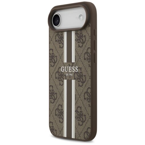 Guess 4G Printed Stripes MagSafe case for iPhone 17 Air brown - Image 2