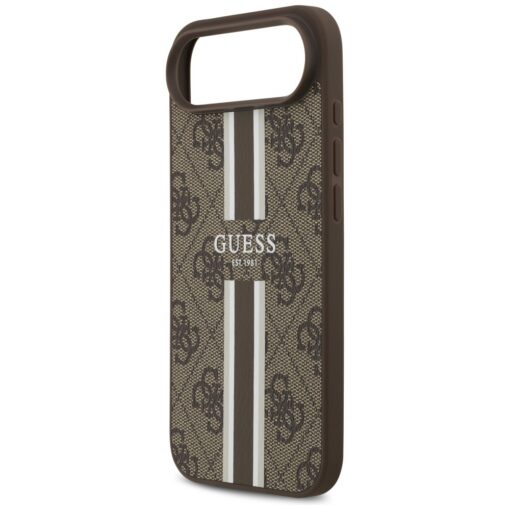 Guess 4G Printed Stripes MagSafe case for iPhone 17 Air brown - Image 6