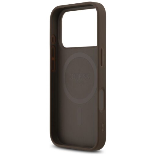 Guess 4G Printed Stripes MagSafe case for iPhone 17 Pro brown - Image 7