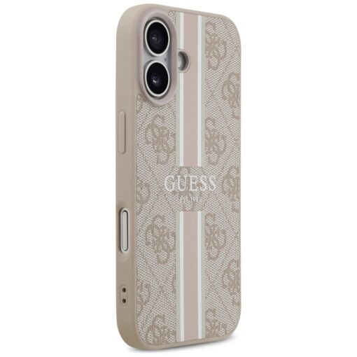 Guess 4G Printed Stripes MagSafe case for iPhone 17 pink - Image 4