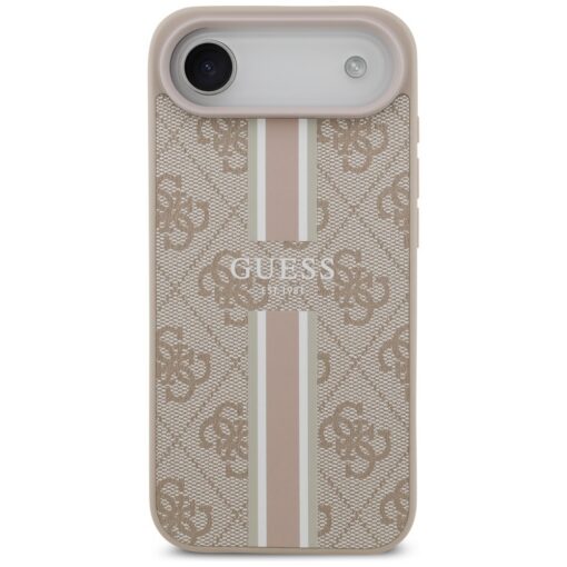 Guess 4G Printed Stripes MagSafe case for iPhone 17 Air pink - Image 3