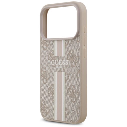 Guess 4G Printed Stripes MagSafe case for iPhone 17 Pro pink - Image 6