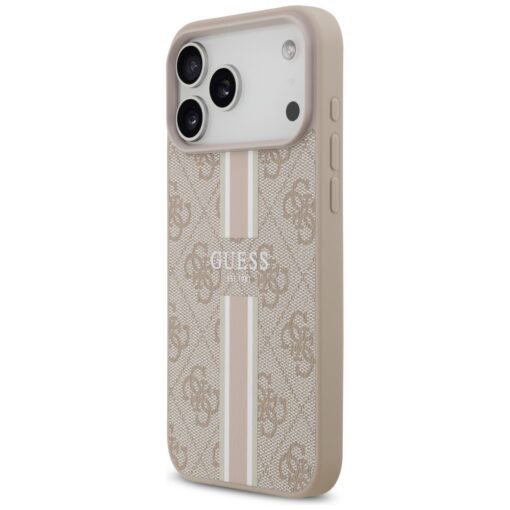 Guess 4G Printed Stripes MagSafe case for iPhone 17 Pro Max pink - Image 2