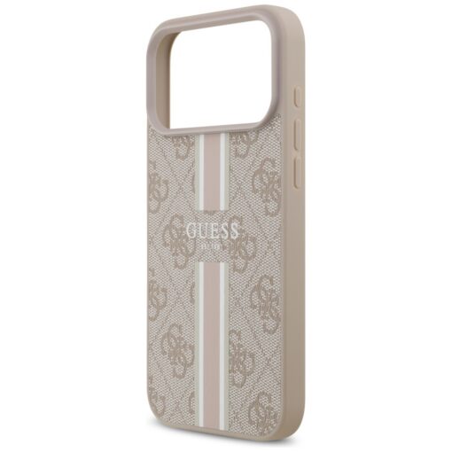 Guess 4G Printed Stripes MagSafe case for iPhone 17 Pro Max pink - Image 6