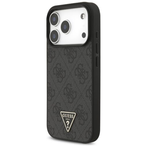 Guess 4G Strap Triangle Logo MagSafe case for iPhone 17 Pro black - Image 3
