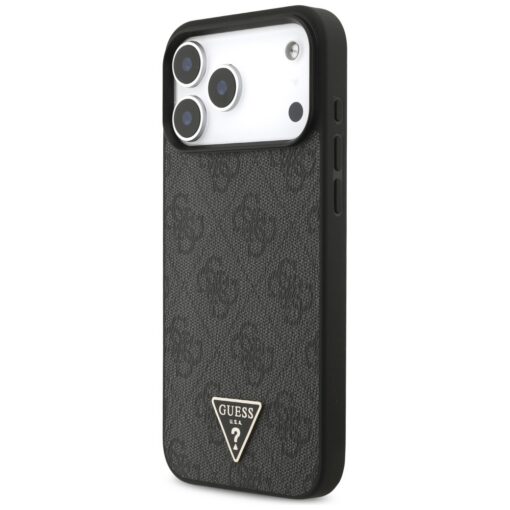 Guess 4G Strap Triangle Logo MagSafe case for iPhone 17 Pro Max black - Image 3