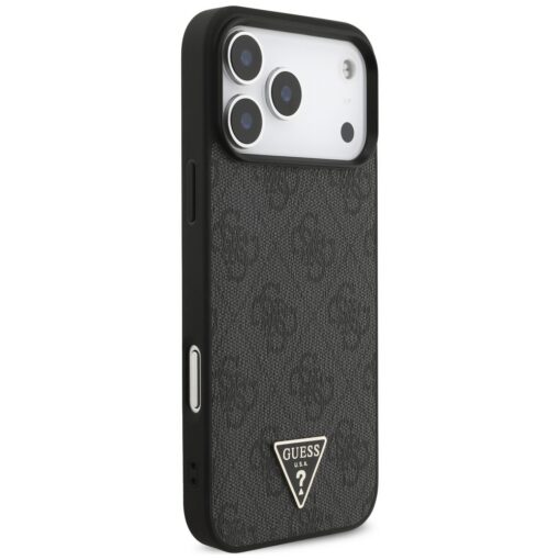 Guess 4G Strap Triangle Logo MagSafe case for iPhone 17 Pro Max black - Image 4