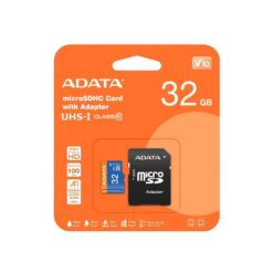 Mälukaart ADATA microSD 32GB (MicroSDHC UHS-I Class 10 U1) + SD adapter