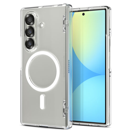 Kaitseümbris Ultra Hybrid Pro (MagFit), Samsung Galaxy Z Fold7, läbipaistev, Qi2/MagSafe toega, Spigen