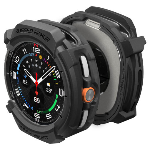 Kaitseümbris Rugged Armor, Samsung Galaxy Watch8 Classic 46mm, must, Spigen - Image 6