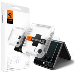 Kaitseklaas Glas.tR EZ Fit, Samsung Galaxy Z Flip7, komplektis 2tk, Spigen