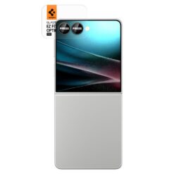 Tagakaamerate kaitseklaasid EZ Fit Optik Pro HD, Samsung Galaxy Z Flip7, komplektis 2tk, musta äärega, Spigen