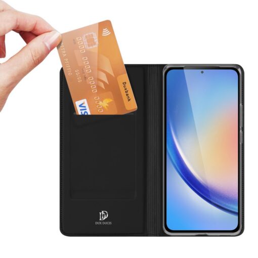 Kaitseümbris kaanega Skin Pro, Samsung Galaxy A55 5G, must, Dux Ducis - Image 3