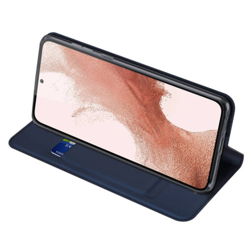 Kaitseümbris kaanega Skin Pro, Samsung Galaxy S23, tumesinine, Dux Ducis - Image 5