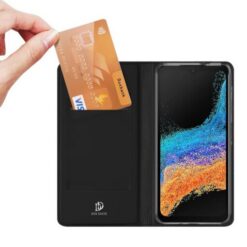 Kaitseümbris kaanega Skin Pro, Samsung Galaxy Xcover7 Pro, must, Dux Ducis