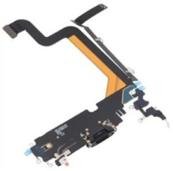 Flex for iPhone 14 Pro Max for charging connector with microphone Violet original (used Grade A)