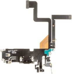 Flex for iPhone 14 Pro for charging connector with microphone Space Black original (used Grade A)