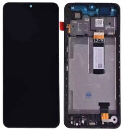LCD screen Xiaomi Redmi A5 (Long Flex) with touch screen with frame Black original (service pack)