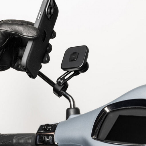 Mootorratta kinnitus peeglivarrele Motorcycle Mirror Mount, SlimLink kinnitusega, must, Peak Design - Image 3