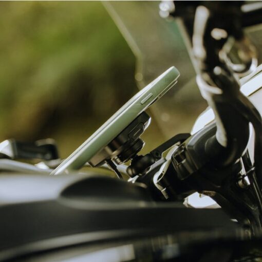 Juhtmevaba laadimisega mootorratta kinnitus lenksule Motorcycle Bar Mount V2 Qi2, SlimLink kinnitusega, must, Peak Design - Image 2