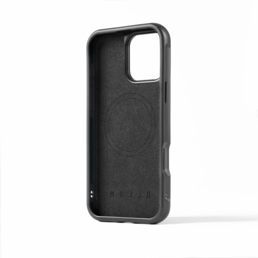Kaitseümbris Shield Case, Apple iPhone 16 Pro Max, must, MagSafe, naturaalsest nahast tagaküljega, Mujjo - Image 2