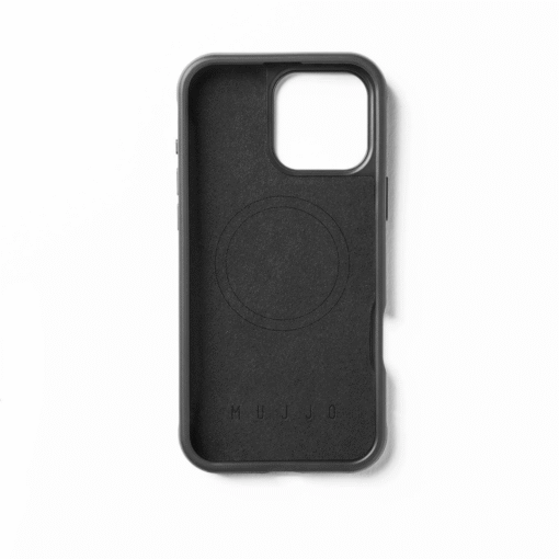 Kaitseümbris Shield Case, Apple iPhone 16 Pro Max, must, MagSafe, naturaalsest nahast tagaküljega, Mujjo - Image 5