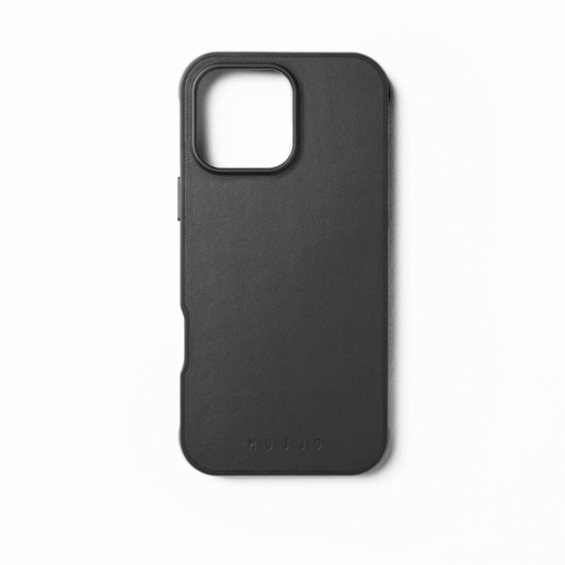 Kaitseümbris Shield Case, Apple iPhone 16 Pro Max, must, MagSafe, naturaalsest nahast tagaküljega, Mujjo - Image 6