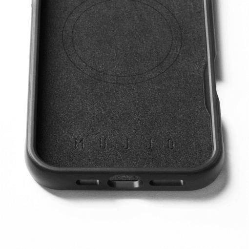 Kaitseümbris Shield Case, Apple iPhone 16 Pro Max, must, MagSafe, naturaalsest nahast tagaküljega, Mujjo - Image 8