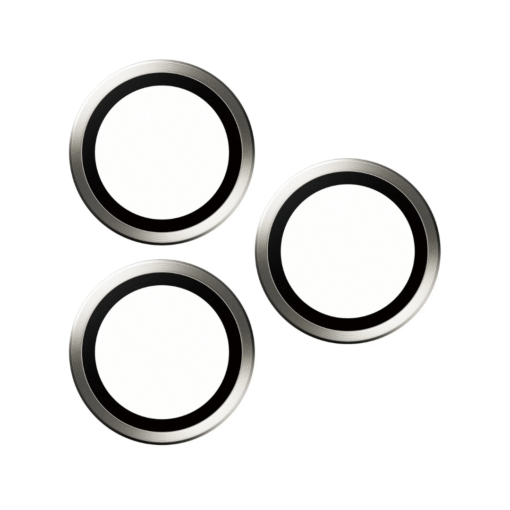 Tagakaamerate kaitseklaasid Hoops, Apple iPhone 15 Pro / 15 Pro Max, valge, PanzerGlass - Image 4