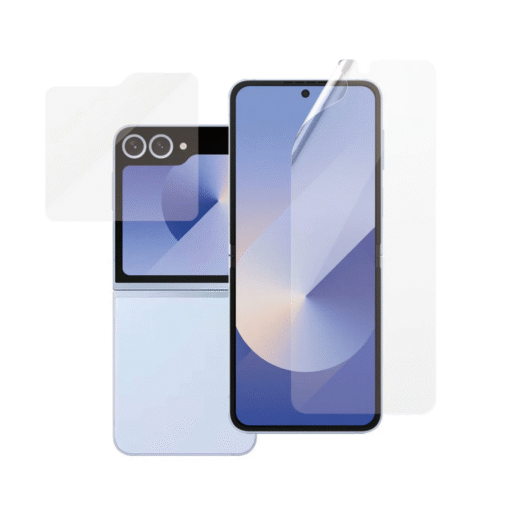 Kaitseklaas välisekraanile + kaitsekile siseekraanile, Samsung Galaxy Z Flip7 FE / Z Flip6, PanzerGlass
