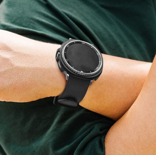 Kaitseümbris Slim, Samsung Galaxy Watch8 Classic 46mm, komplektis 2tk, läbipaistev ja must, Ringke - Image 3