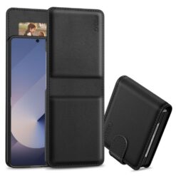 Kaitseümbris kaanega Wallet, Samsung Galaxy Z Flip7, must, Tech-Protect