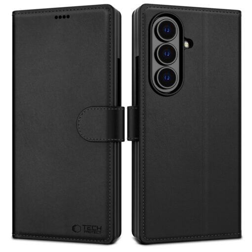 Kaitseümbris kaanega Wallet, Samsung Galaxy Z Fold7, must, Tech-Protect