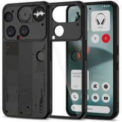 Kaitseümbris Magmat, Nothing Phone (3), matt läbipaistev musta äärega, Tech-Protect