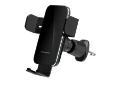 Wireless car charger+holder Wozinsky (WEDZ-3Y8S) (QI 15W) for using on ventilation grille black