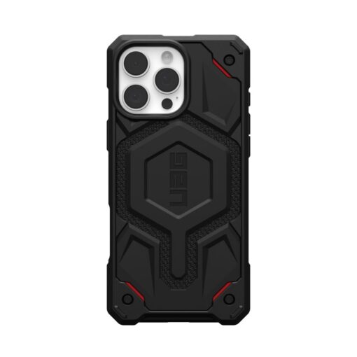 Kaitseümbris Monarch Pro Kevlar, Apple iPhone 16 Pro Max, Kevlar must, MagSafe, Urban Armor Gear (UAG) - Image 5