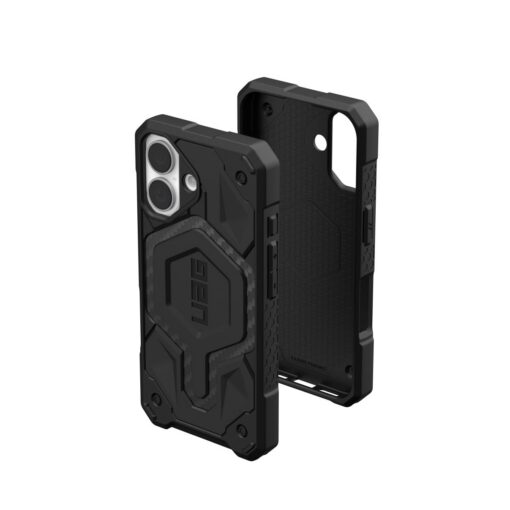 Kaitseümbris Monarch Pro, Apple iPhone 16, carbon fiber, MagSafe, Urban Armor Gear (UAG) - Image 3