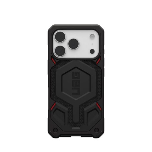 Kaitseümbris Monarch Pro Kevlar, Apple iPhone 17 Pro, Kevlar must, MagSafe ühilduv, Urban Armor Gear (UAG) - Image 4