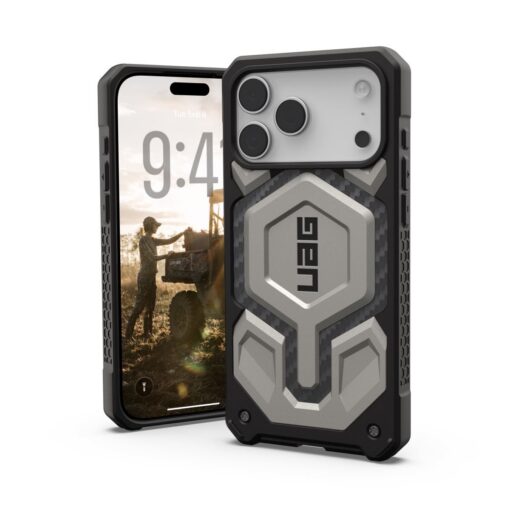 Kaitseümbris Monarch Pro, Apple iPhone 17 Pro Max, titaan, MagSafe ühilduv, Urban Armor Gear (UAG)