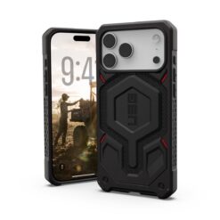 Kaitseümbris Monarch Pro Kevlar, Apple iPhone 17 Pro Max, Kevlar must, MagSafe ühilduv, Urban Armor Gear (UAG)