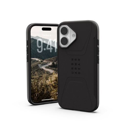 Kaitseümbris Civilian, Apple iPhone 17, must, MagSafe ühilduv, Urban Armor Gear (UAG)