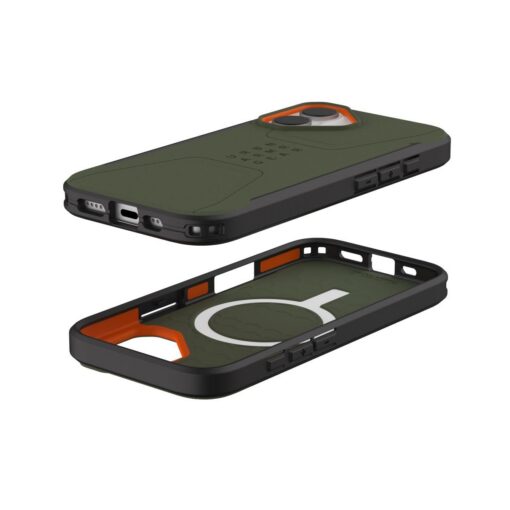 Kaitseümbris Civilian, Apple iPhone 17, militaarroheline/oranž, MagSafe ühilduv, Urban Armor Gear (UAG) - Image 2