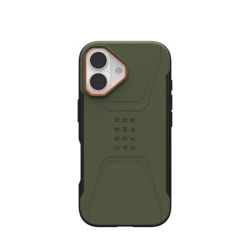 Kaitseümbris Civilian, Apple iPhone 17, militaarroheline/oranž, MagSafe ühilduv, Urban Armor Gear (UAG) - Image 4