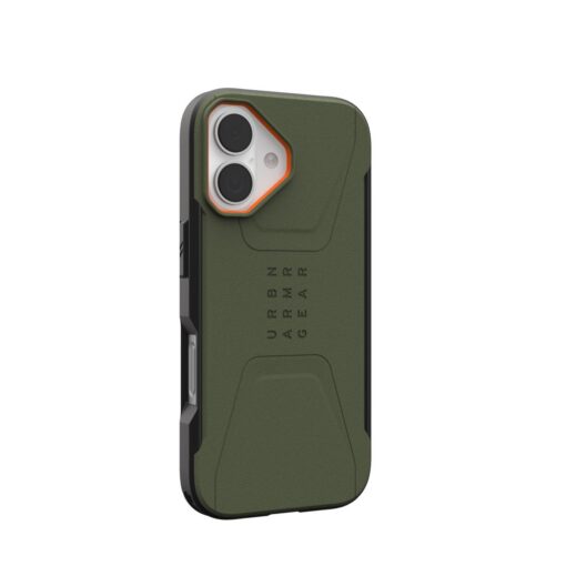 Kaitseümbris Civilian, Apple iPhone 17, militaarroheline/oranž, MagSafe ühilduv, Urban Armor Gear (UAG) - Image 5