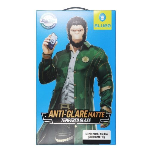 LCD kaitsev karastatud klaas 5D Mr. Monkey Glass (Strong Matte) Apple iPhone 17 must - Image 2
