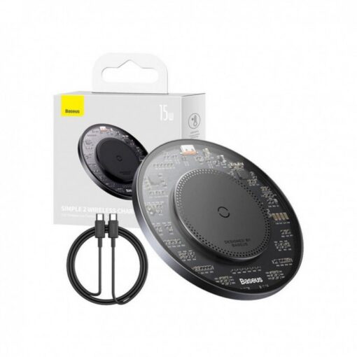 Juhtmeta laadija Baseus BS-W530 15W must CCJJ050001 - Image 2